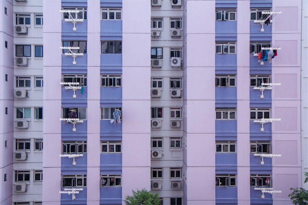 Image of HDB flats in Singapore, home to many residents