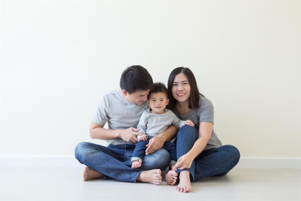  Image of a Singapore family