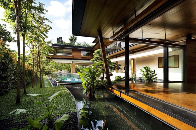 Image of a Good Class Bungalow (GCB) in Singapore designed by Guz Architect