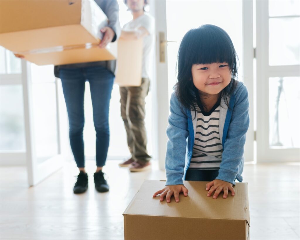 A Singapore family moving into a landed private property in light of the Covid-19 pandemic, where it’s more spacious and private