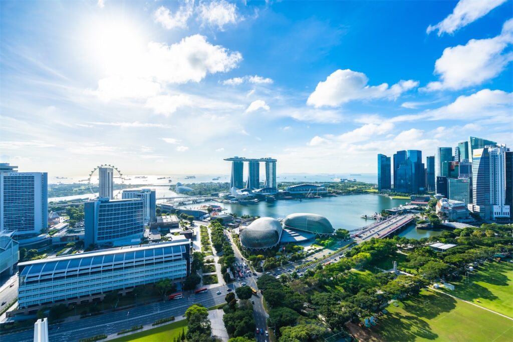 Singapore city skyline – a view you might get when you get a condo in Singapore CCR