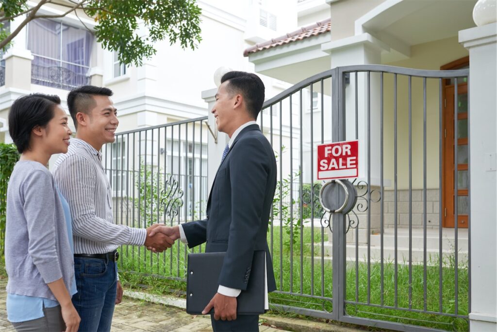 A Singaporean couple selling their landed property after renovating, yielding a higher return on investment due to a higher asking price